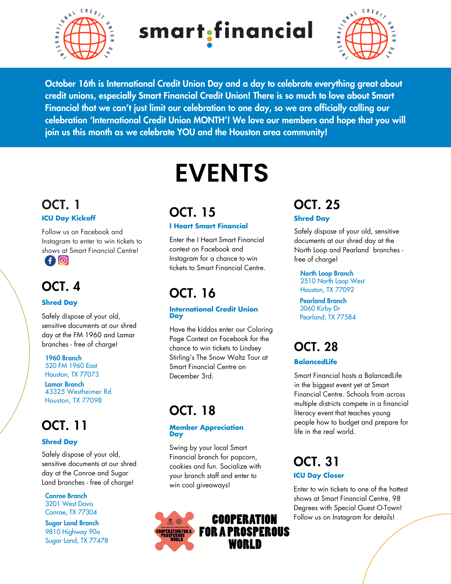 ICU Month Calendar